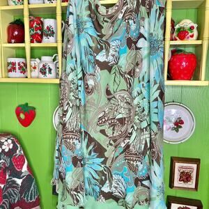 Vintage y2k plus size Russell Kemp fairycore boho maxi skirt!